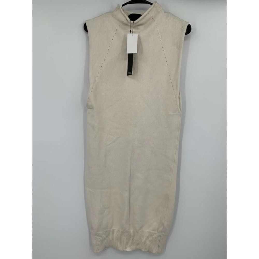 New Dolce Vita Mariela Sweater Dress Ivory large L - Picture 5 of 8
